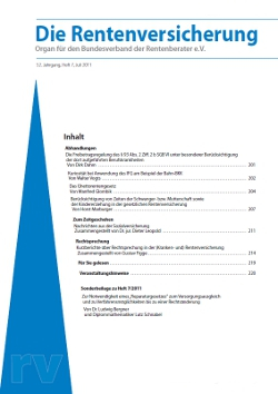 Titelblatt - Die Rentenversicherung